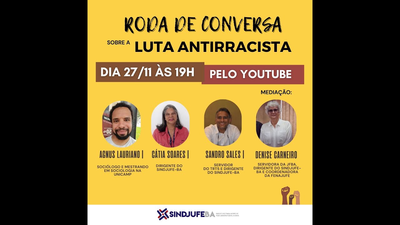 Roda de Conversas - Luta Antirracista