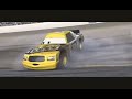 Cars 1 Trouble And Chick Crash Dinoco In Reversed