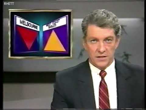 Round 11 1988 Ch7 news reports. Geelong v Collingwood, Melbourne v West Coast, Hawthorn v Essendon