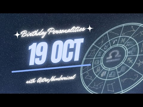 19 October Zodiac Horoscope: Birthday Personality & Traits Revealed