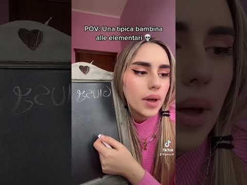 A typical elementary school girl || Tiktok Giusy.df 💗#shorts