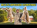 1v1v1 MULTI SPECIES Hunting Challenge Catch Clean Cook