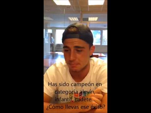 Entrevista al tenista Alberto Barroso