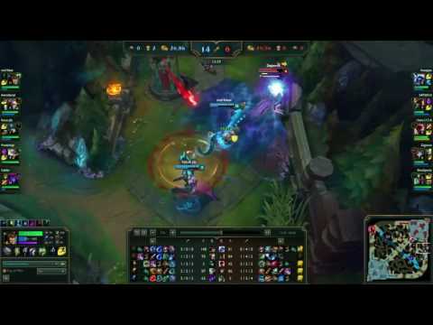 SKT T1 Faker CASSIOPEIA vs XERATH Mid lol NA highlight