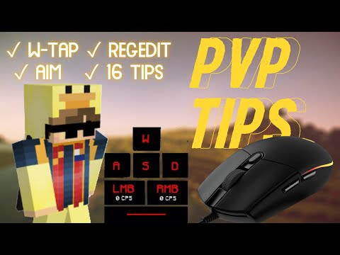 PvP Tips #1 |  DEFINITIVE GUIDE 2021 ✓16 tips ✓Minecraft 1.8, 1.7 ✓Regedit