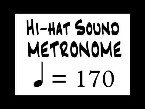 BPM 170 Hi Hat Sound Metronome