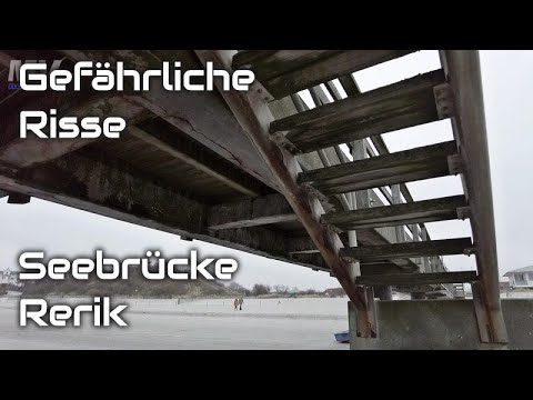 Rerik Seebrücke - Gefährliche Risse im Beton