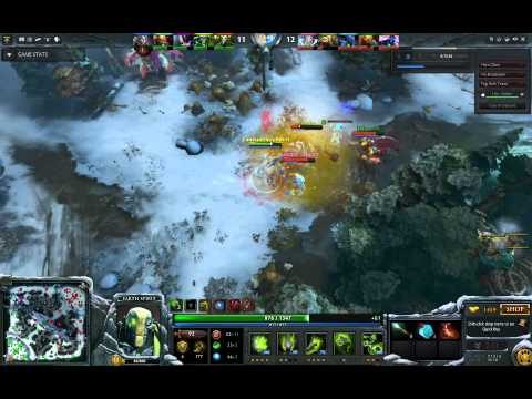 Dota 2 - Amazing Triple Kill by Earth Spirit