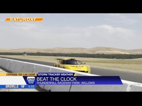 Student drivers were racing their own best times at Thunderhill Raceway on Saturday; A small fire