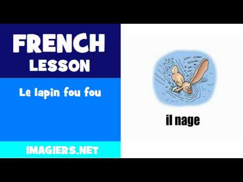 FRENCH LESSON #160 = Le lapin fou fou