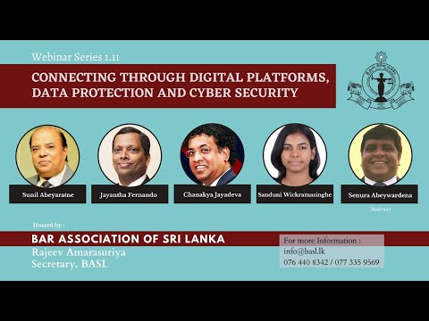 BASL Webinar 1.11: Connecting through Digital Platforms, Data Protection and Cyber Security