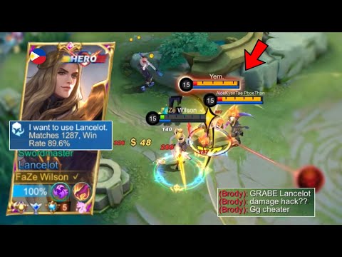 BEST 1 HIT BUILD LANCELOT 2022!! | INSANE DAMAGE! 😱 (MUST WATCH) - MLBB