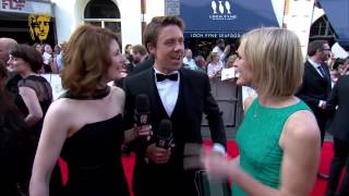 Jodie Whittaker & Andrew Buchan - BAFTA Television Awards Red Carpet in 2014 video