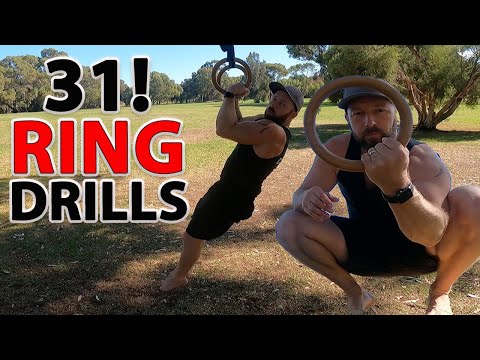 31 Ring Strength Exercises! From Push Up to Muscle Up