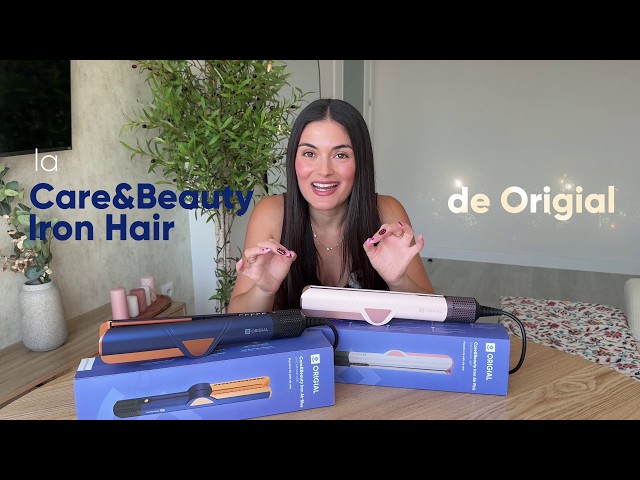 Prancha de Cabelo 2 em 1 Origial Care&Beauty Style 6in1 140ºC 4 Definições Seco e Húmido Rosa video