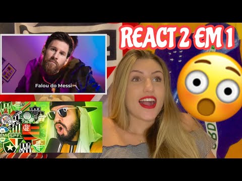 REACT- FUTPARÓDIAS VS MUSSOUMANO///RIMA COM 50 TIMES