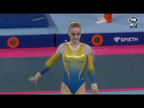 Valeriia Osipova. 2019 Melbourne World Cup. FX