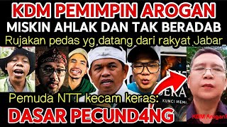 Download lagu YOU FUCKING LOSER‼️KDM IS DEEMED AN ARROGANT & UNCIVILIZABLE LEADER BY CERTAIN PARTICULARS IN WES... mp3