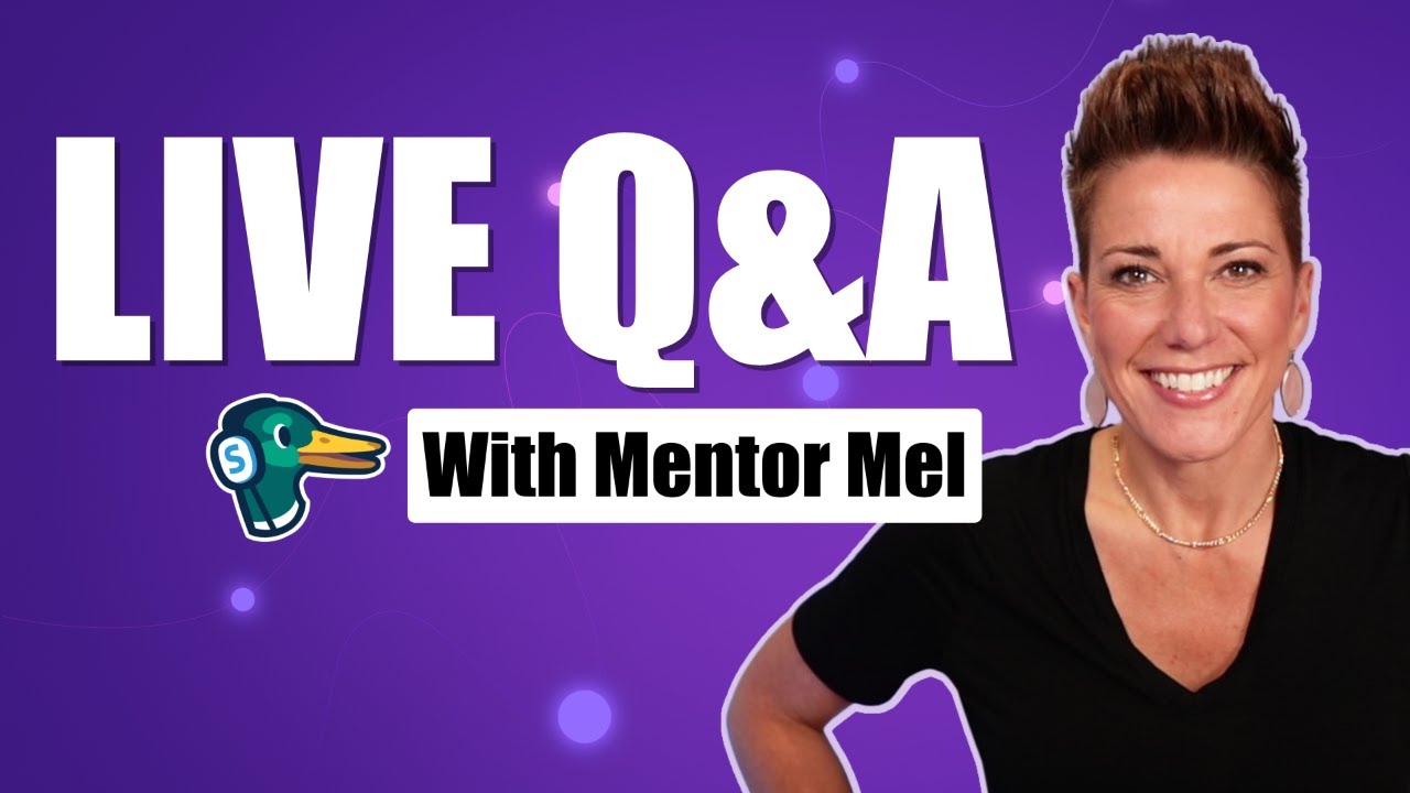 StreamYard Live Q&A with Mel