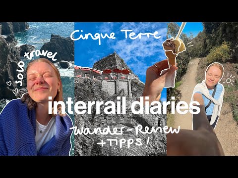 alleine wandern in cinque terre 🌊 routen, strände, ups & downs, review & tipps! 🌞 interrail diaries