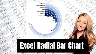 Radial bar chart. Learn how to make this type of chart common among top consulting companies. - Excel Xpert tutorial video
