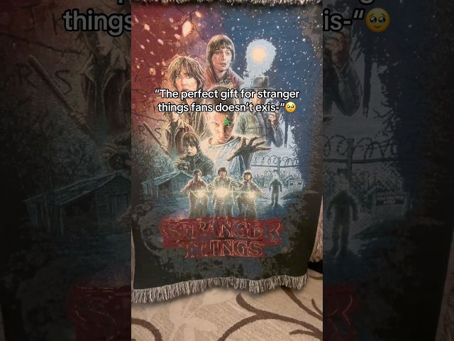 Vídeo relacionado con Stranger Things Season 5 Poster Silky Touch Super Soft Throw Blanket 152 X 127 Cm