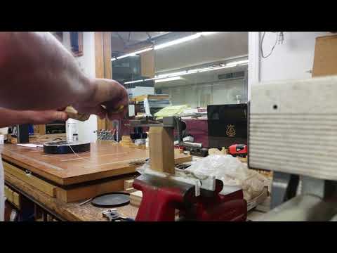 Piano string loop tool.