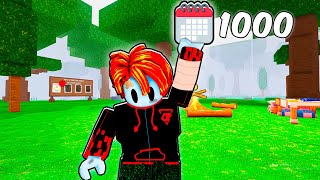 AL FIN lo LOGRE... 1000 DIAS en 99 NOCHES en el BOSQUE ROBLOX
