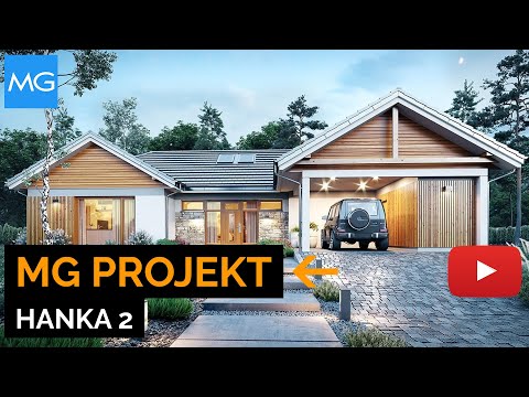 Projekt domu Hanka 2 MG Projekt - 176,08 m2 - koszt budowy 302 tys. zł