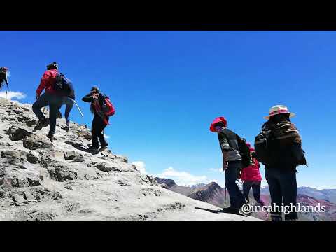 Rainbow Mountain Cusco, Peru on dry season