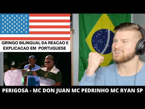 CACHORRO REACT 🐶 MC Don Juan, MC Pedrinho e Ryan SP - Perigosa 🇺🇸 GRINGO REACT Perigosa 🇺🇸