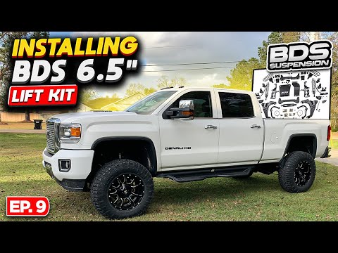 Installing 6.5" BDS Lift Kit on GMC Sierra 2500 Denali | 20" Anthem Fuel Wheels Ep. 9