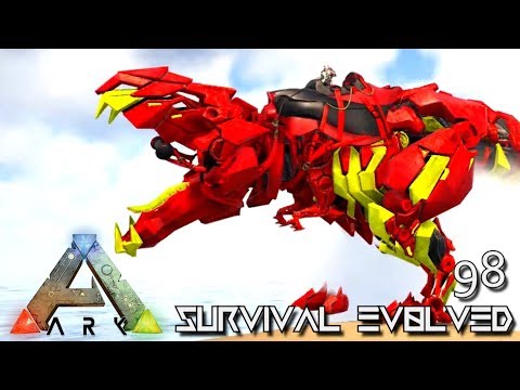 ARK: SURVIVAL EVOLVED - TEK BIONIC TREX !!! FOREWORLD MYTH E98 (MOD EXTINCTION CORE)