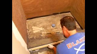 How To Use fat mud to float a shower curb