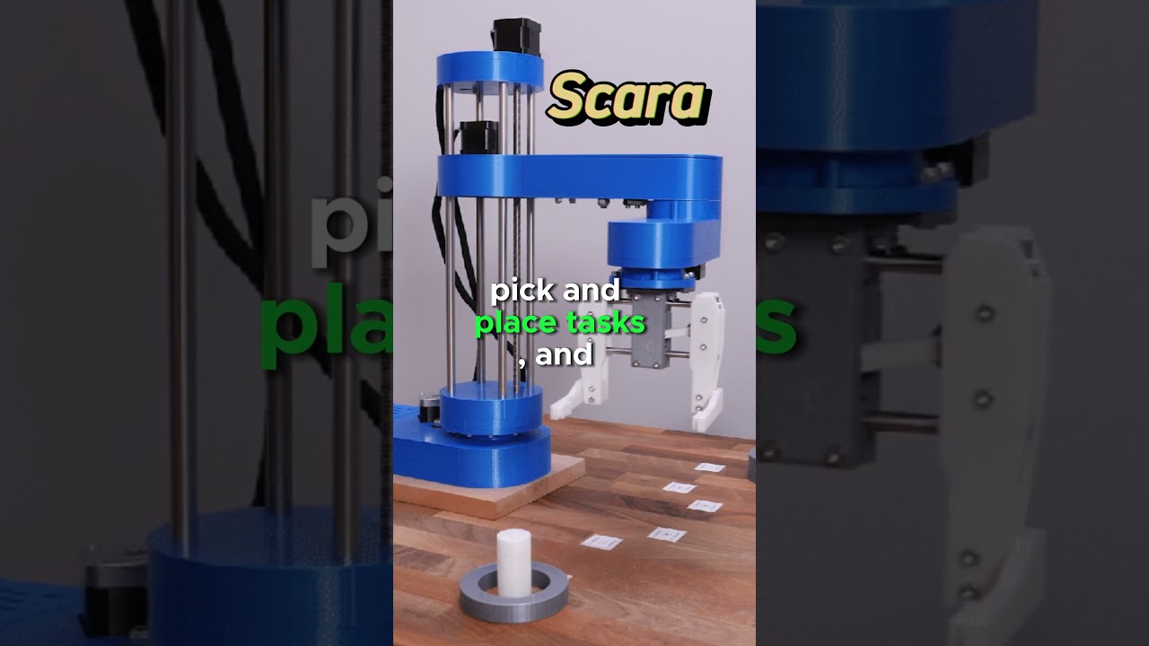 What industries use SCARA robots? #scararobot #scara #robot #ai #viral #usa #scienceonline #video