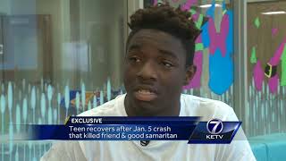 Teen dedicating second chance to friend who died in crash