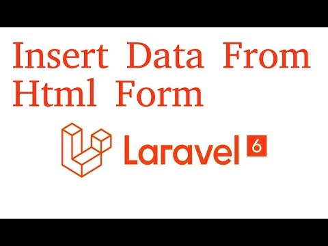 Laravel tutorial Insert data from Html Form | Eloquent