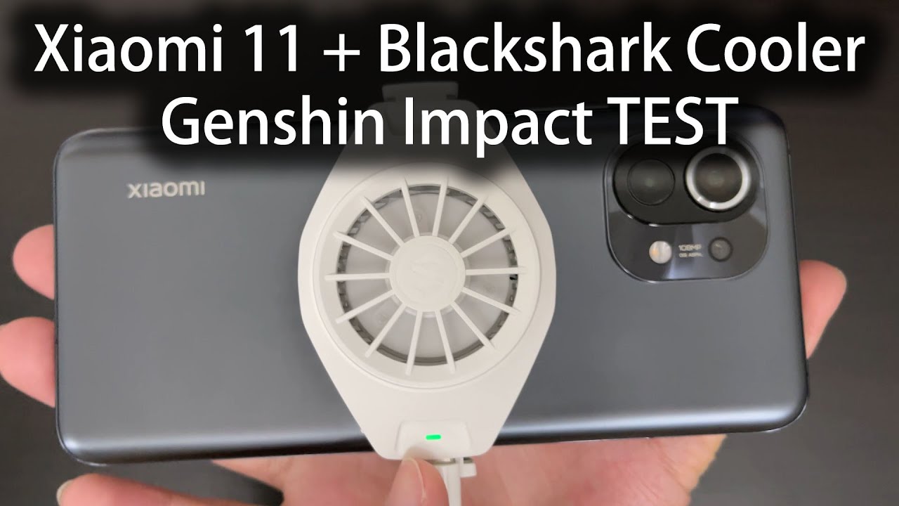 Xiaomi Mi 11 w/ Blackshark Fun Cooler Genshin Impact Gaming Test | Extreme FPS + Power!