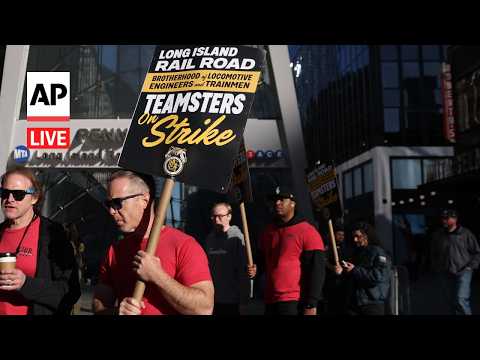 LIVE: Penn Station as Long Island Rail Road strike resumes