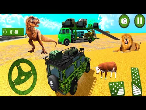 US Army Truck Driving Games || Jeep Transport Game || New Update Gameplay 2022