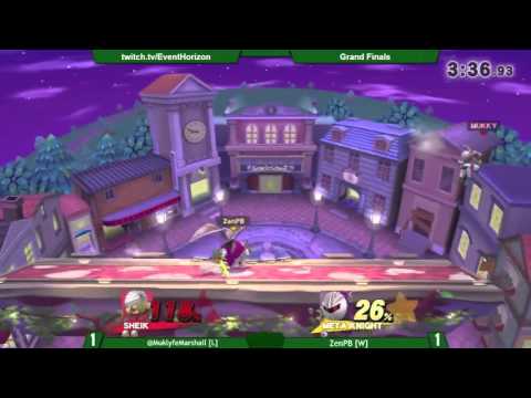 Construct 36 - MuK.LyFe Marshall(Sheik) vs ZenPB(MetaKnight) - Smash4 GFs