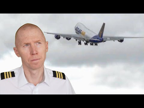 Unsafe 747-8 Vertical Takeoff