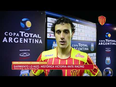 HORACIO ORZAN SARMIENTO 1 RACING CLUB 0 COPA ARGENTINA 32AVOS