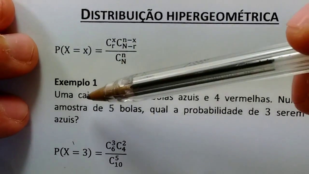Distribuição hipergeométrica