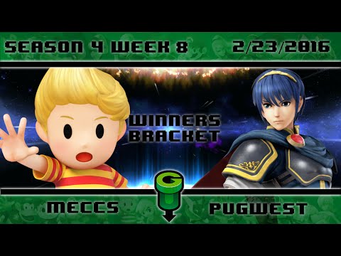 S4@GU 2-23 (Winner's Bracket): Pugwest (Marth) vs Meccs (Lucas)