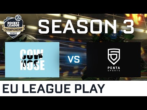 Cow Nose vs Penta Sports EU League Play - RLCS S3