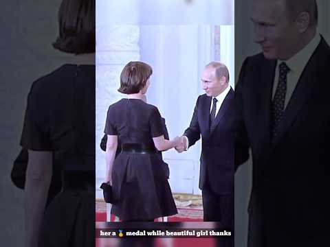 President Vladimir Putin Really Values Women | Russia | #putin #usa #moscow #russmika24 #shorts