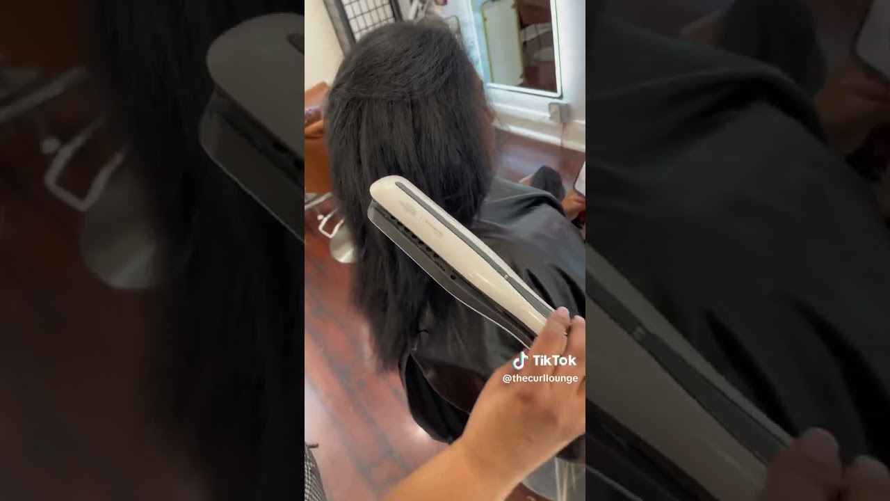 I tip hair extensions silk press