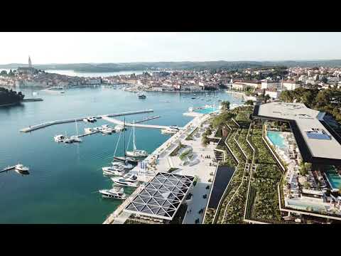 3LHD: aerial view of Grand Park Hotel Rovinj