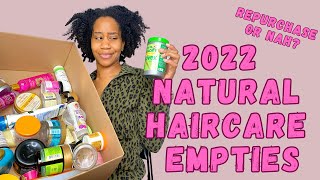 Natural Hair Products I’ve Used Up in 2022 | Natural Hair Care Empties from 2022 | Gabrielle Ishell